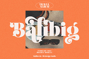 Malibre Typeface