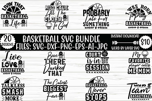 Basketball Svg Bundle, an Object Graphic by CrexoraLab