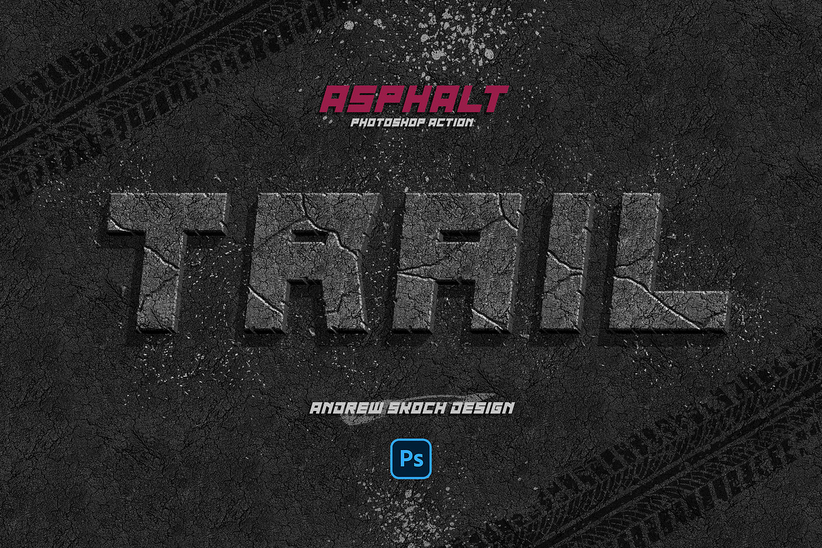 Asphalt Photoshop Action, an Action Add-On by Andrew Skoch Design (Photo 5 of 6)