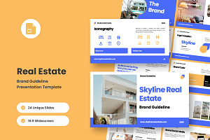 Real Estate Corporate Branding Guide, a Presentation Template by twinstd
