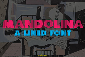 Mandolina Lined Font