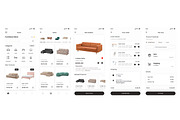 Furniture & Sofa Ecommerce Shop App, an App Template by nagaredesignstudio (Thumbnail 2 of 2)