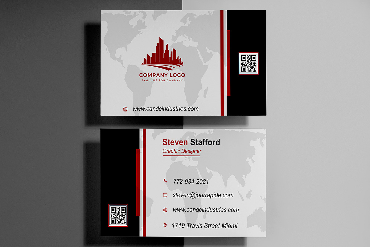 Modern Corporate Card preview 2