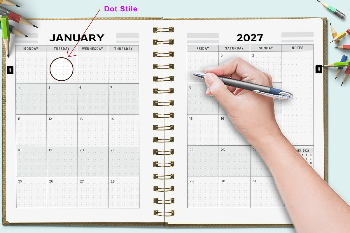 Ultimate Planner Bundle Pack 2026-30, a Stationery Template by ROJI CREATOR (Photo 5 of 8)