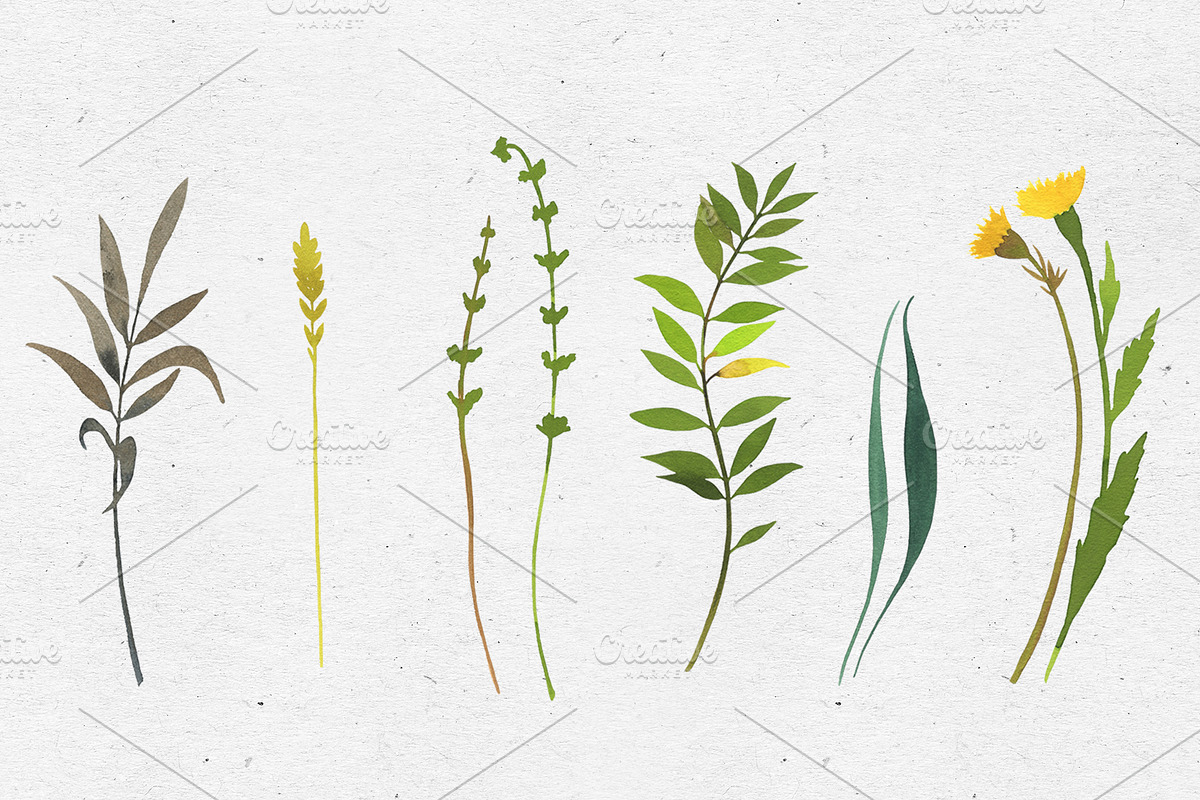 Gardening. Watercolor set, a Decorative Illustration by Maria's little shop (Photo 3 of 9)