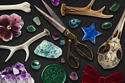 Witch's Magic Drawer Collage Kit, an Object Illustration by Vicccky (Thumbnail 2 of 9)