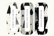 14 seamless minimalism Christmas, a Pattern Graphic by ARTOZEN DIGITAL (Thumbnail 12 of 14)