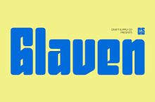 CS Glaven – Bold Font