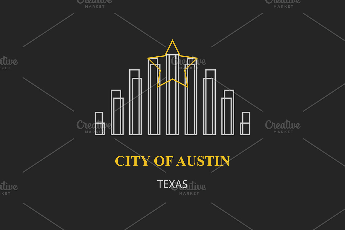 Austin Metropolitan Concept Logo, a Branding & Logo Template by Aura Canyon HQ (Photo 6 of 6)