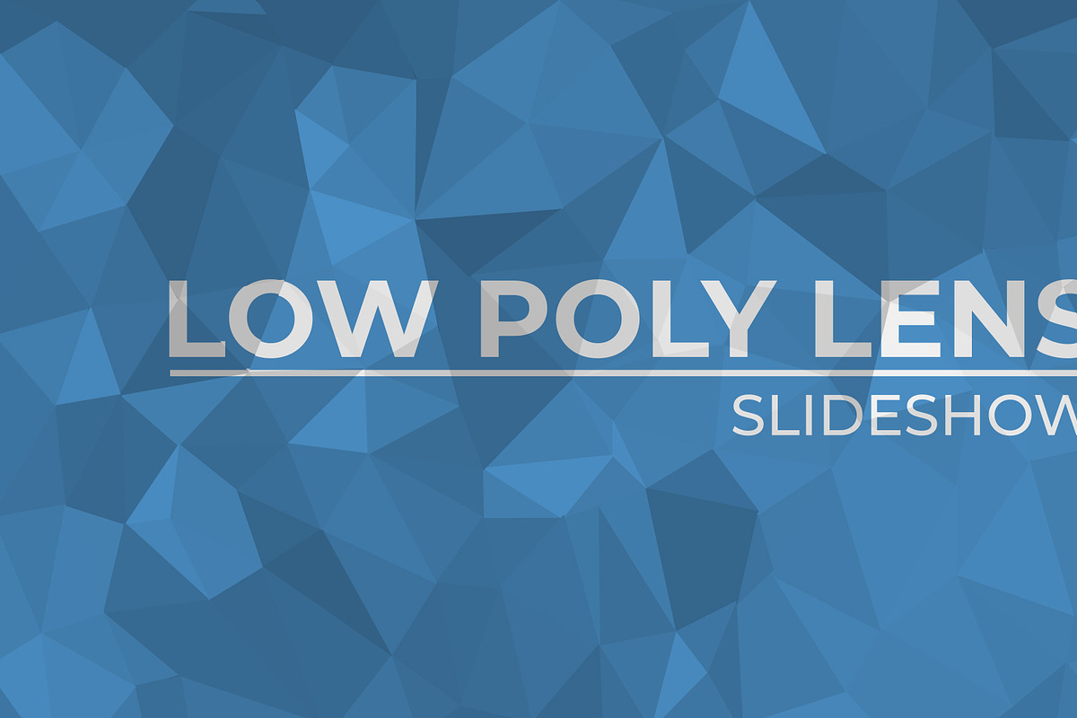 Low Poly Lens Slideshow for DaVinci, a Templates & Theme by 2dfx (Photo 1 of 2)