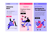 SALE! E-Commerce Illustration Kit, an iPhone Mockup by Formfrom (Thumbnail 8 of 18)
