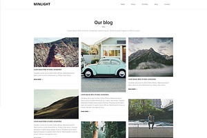 Minlight - Minimal Creative Theme