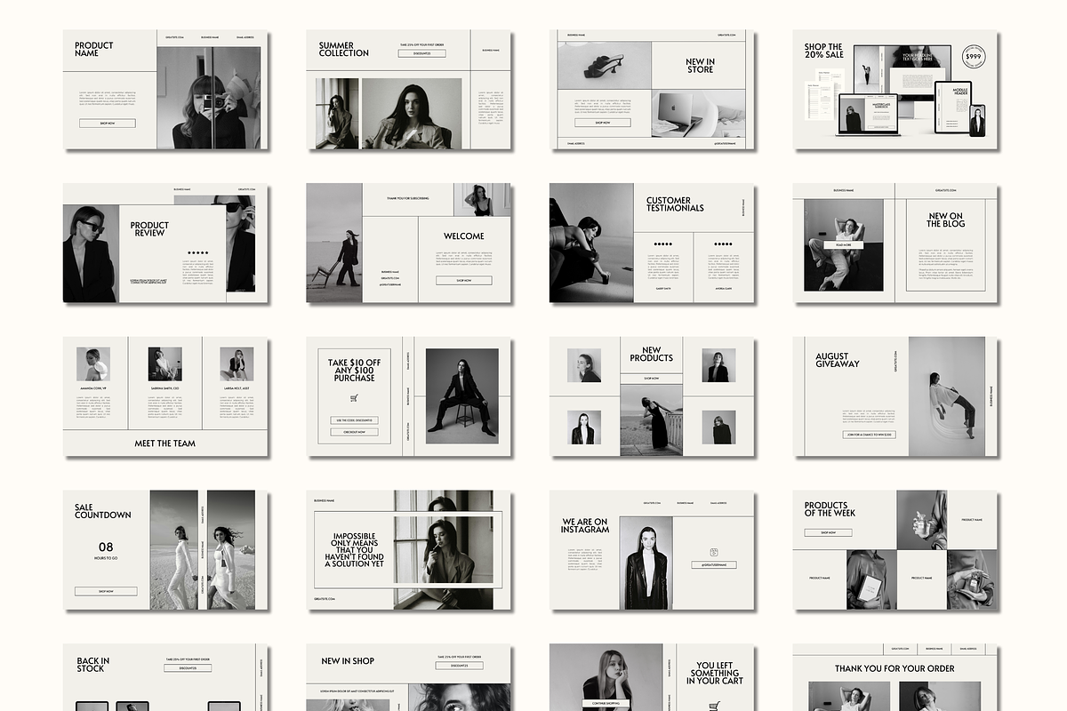 Email Marketing Newsletter Template, an Email Template by Branding Babe Co. (Photo 5 of 9)