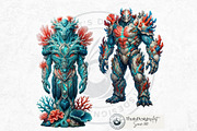 Legends of the Deep Cliparts, a Person Illustration by ThatsDesignArt (Thumbnail 13 of 15)