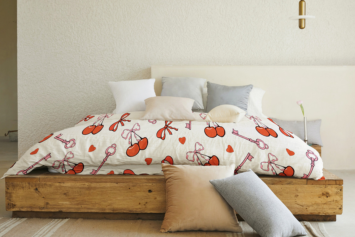 Whimsical Valentine Seamless Pattern, a Pattern Graphic by Groovy Arts (Photo 2 of 5)