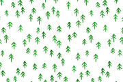 Christmas watercolor patterns, a Pattern Graphic by Magnia (Thumbnail 3 of 5)