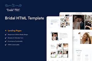 Bridal - Wedding Website Template, a HTML Template by TNCFlow