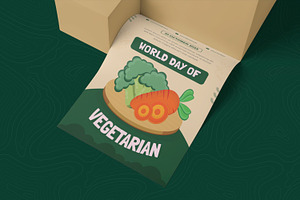 World Day Of Vegetarian Flyer