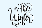 The Winter | Script Font, a Script Font by Scratchones (Thumbnail 1 of 6)