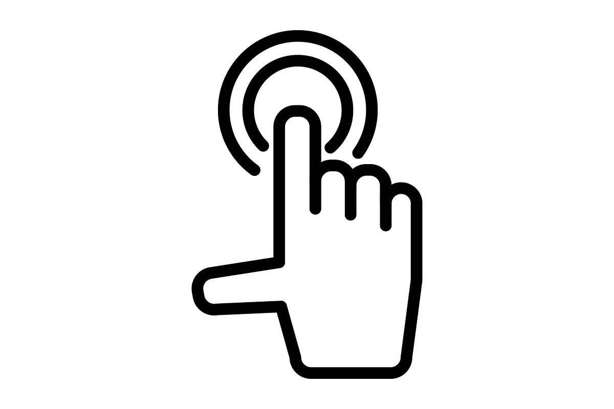 Touch screen icon, an Icon by Sumberpangan (Photo 5 of 5)