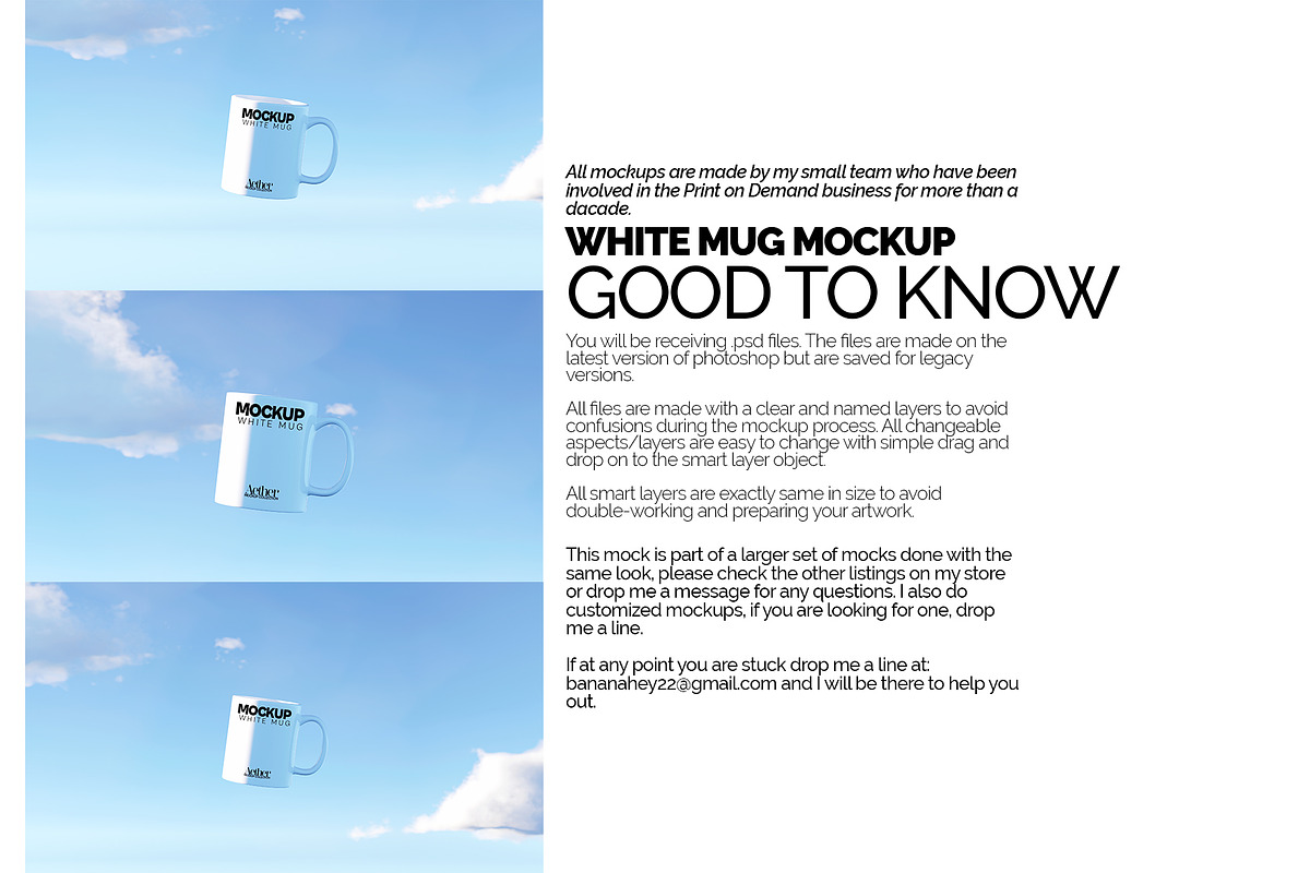 11oz White Mug Mockup Bundle, a Cups & Container Mockup by Banana Mockups (Photo 6 of 6)