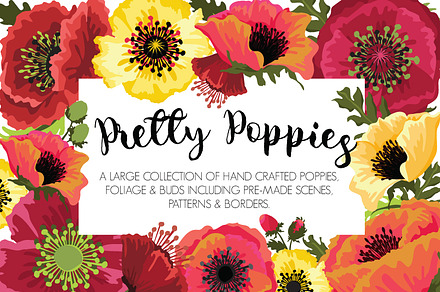 Pretty Poppies Flower Designs