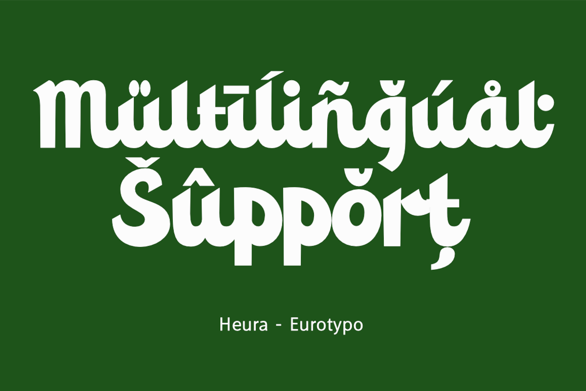 Heura, a Script Font by Eurotypo (Photo 5 of 7)