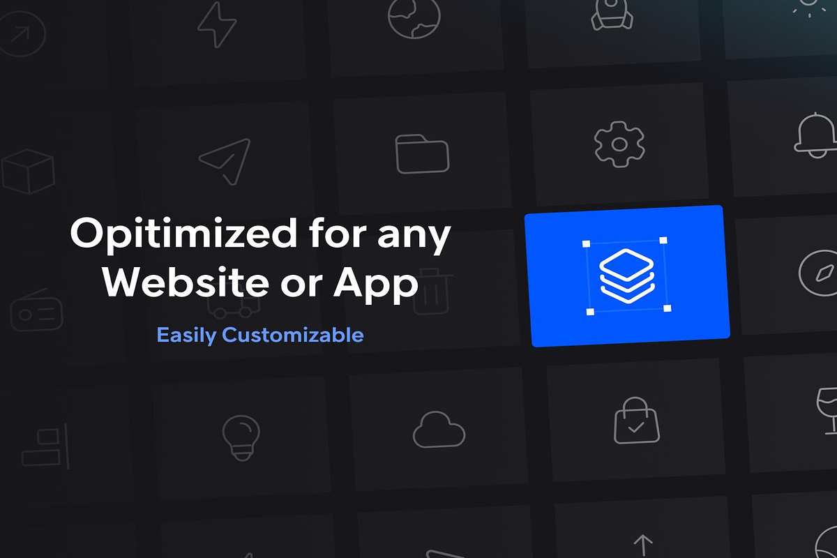 Universal Icon Set | 1,000+ Icons, a Solid Icon by Lumina_ui_ux202 (Photo 3 of 6)