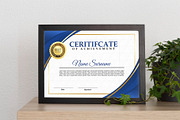 Modern A4 certificate template, a Branding & Logo Template by Graphix Studio (Thumbnail 2 of 7)