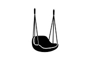 Hanging Egg Chair Silhouette Bundle, an Illustration by Designer_Momina (Thumbnail 26 of 51)
