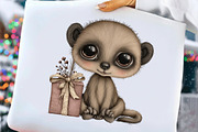 Whimsical Meerkat Clipart, an Illustration by Craft Nest (Thumbnail 3 of 9)