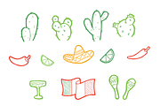 Cinco De Mayo Lettering, a Seasonal Illustration by JoshuaRed Design (Thumbnail 5 of 5)