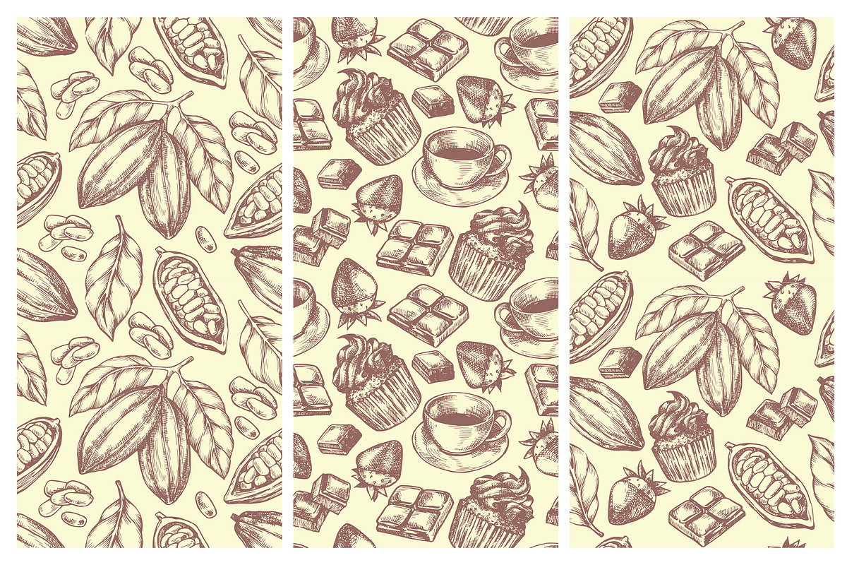 Cocoa. Retro Collection, a Food Illustration by made by Tanya (Photo 3 of 4)