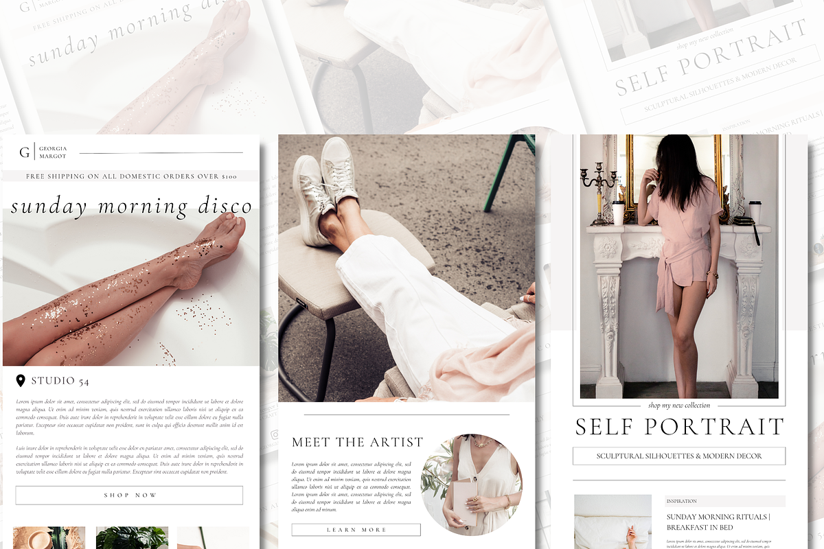 Modern Newsletter | Email Newsletter, a Templates & Theme by The Edits Shop (Photo 4 of 9)