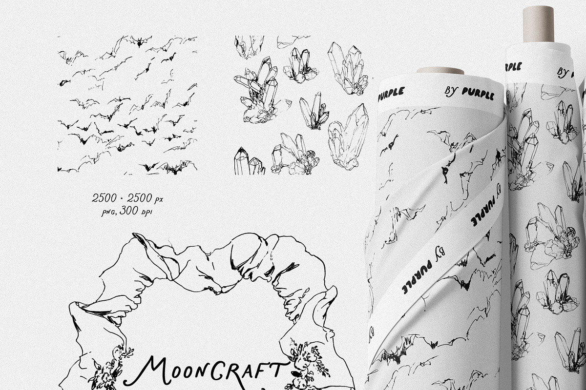 MoonCraft: Witchy & Surreal, a Decorative Illustration by Purple (Photo 13 of 13)
