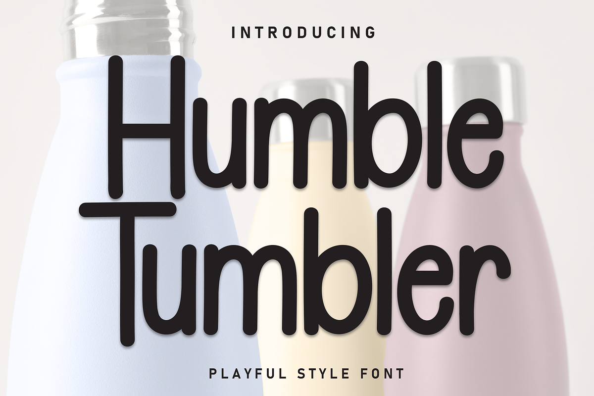 Humble Tumbler | Script Font, a Script Font by Scratchones (Photo 1 of 8)