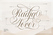 Radja Lover Script, a Script Font by alit design (Thumbnail 6 of 20)