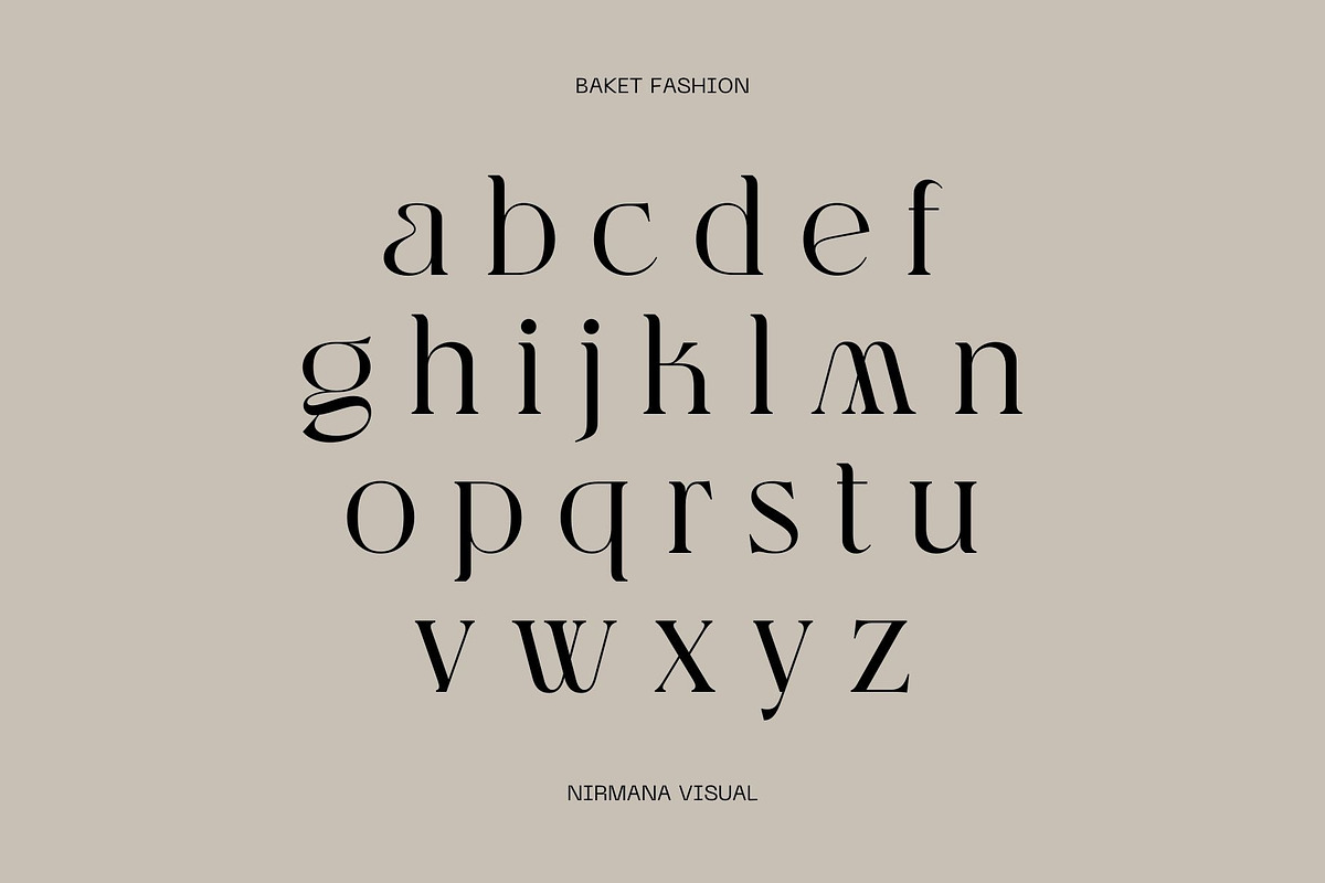 Baket Fashion - Display Serif, a Serif Font by Nirmana Visual (Photo 7 of 18)