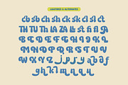 Queen Wosha Groovy Display Font, a Serif Font by timelesstype.co (Thumbnail 18 of 20)