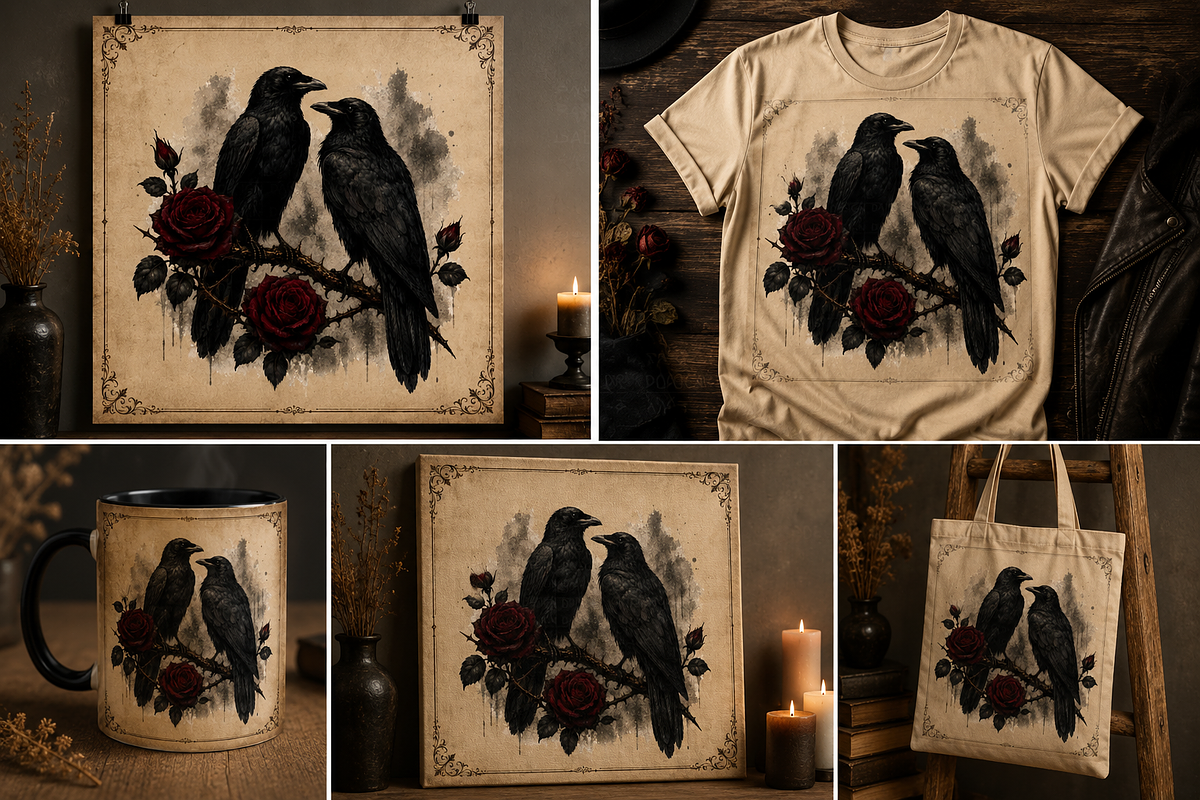 Dark Academia Halloween Png Bundle, an Object Graphic by Daisy Design (Photo 6 of 21)