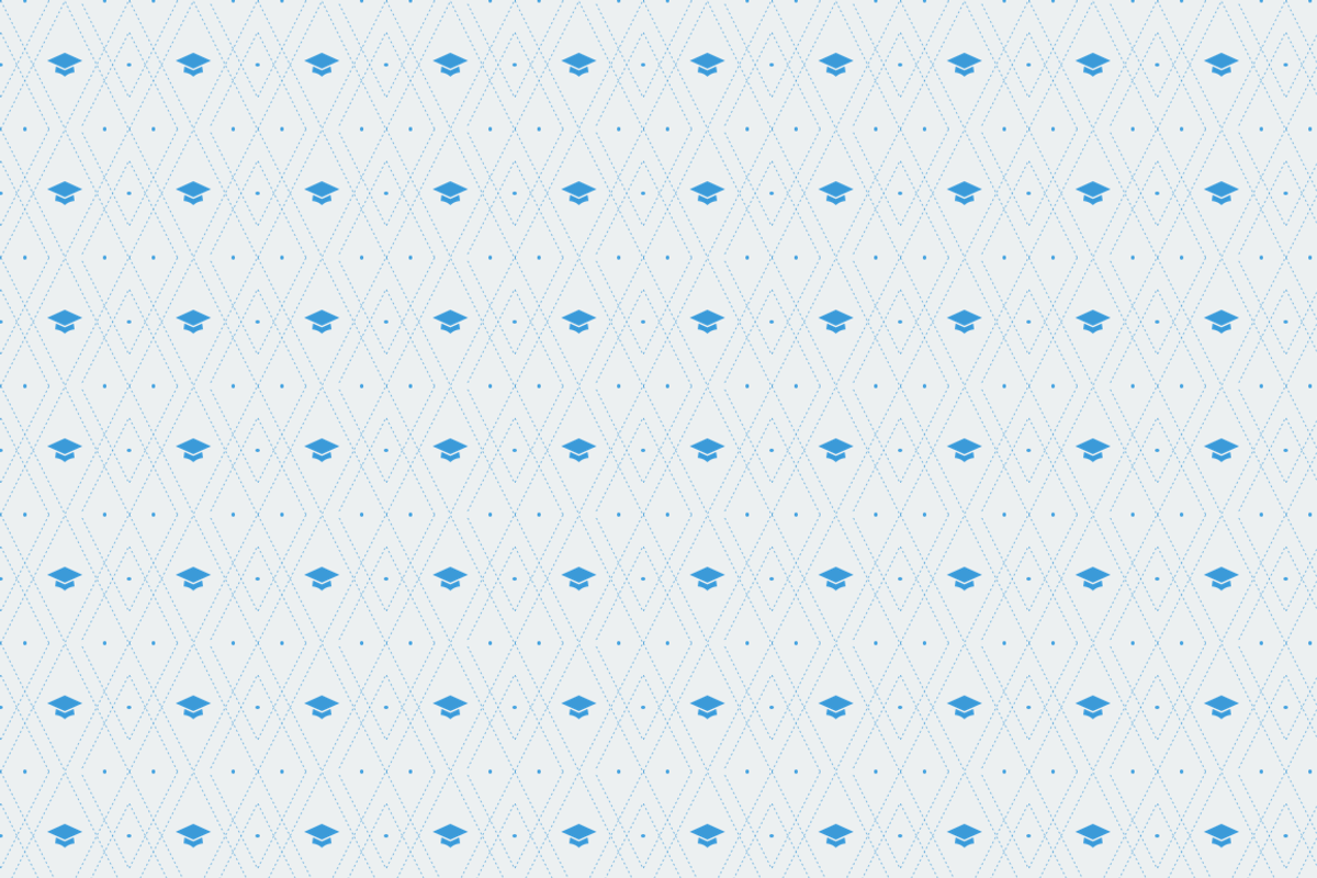 Mortar board seamless patterns, a Pattern Graphic by Xinh Studio (Photo 3 of 5)