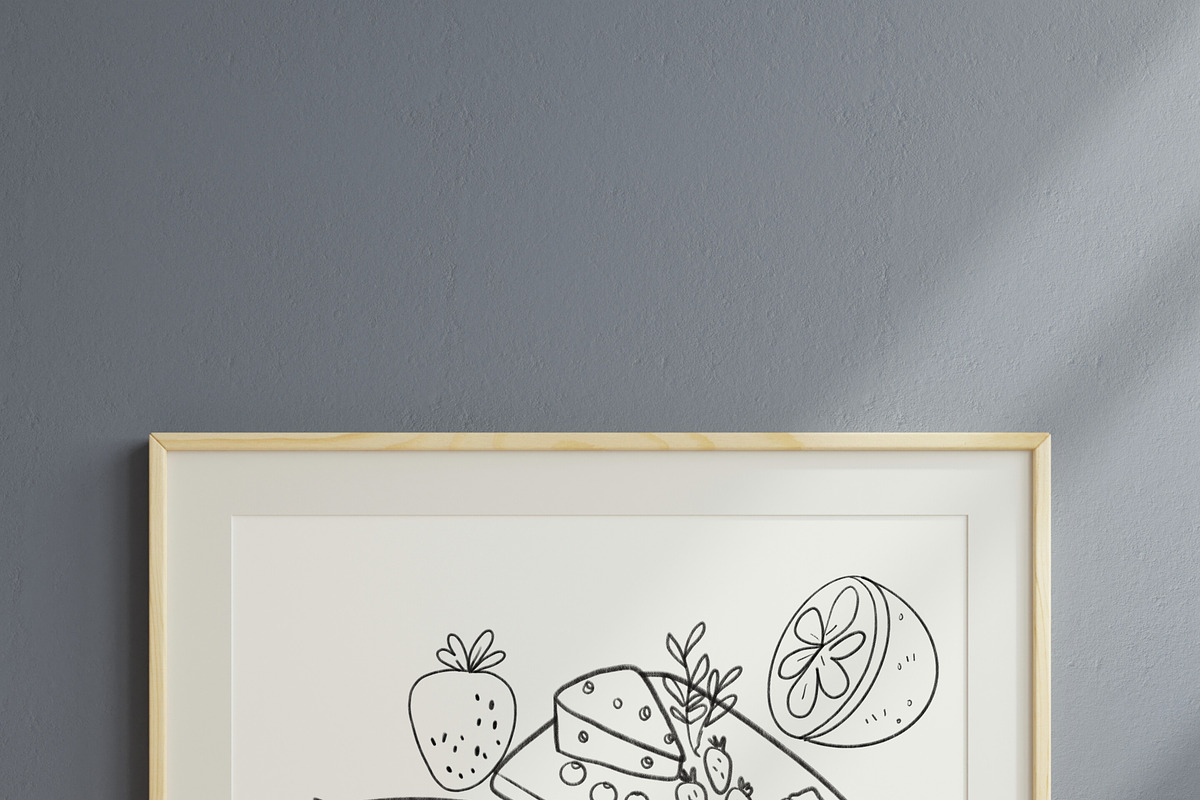 Whismical Dinner Line Art, a Decorative Illustration by Cocoa studio by Eliza M (Photo 6 of 8)
