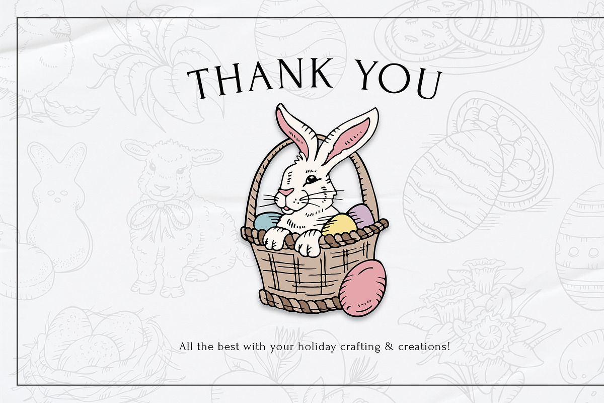 Hand Drawn Easter Seasonal Images, a Seasonal Illustration by H&C Drawings & Designs (Photo 15 of 15)