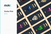 Guitar Pick Mockup, a Product Mockup by Mokr (Thumbnail 1 of 5)