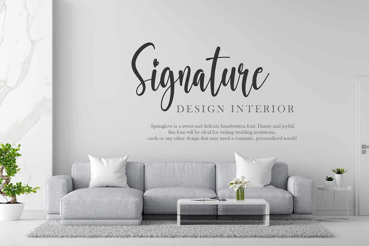 Springlove, a Handwritten Font by Creative Writting (Photo 4 of 7)