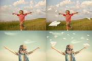 Paper Airplane Overlays, an Object Graphic by DreamyOverlay (Thumbnail 4 of 5)