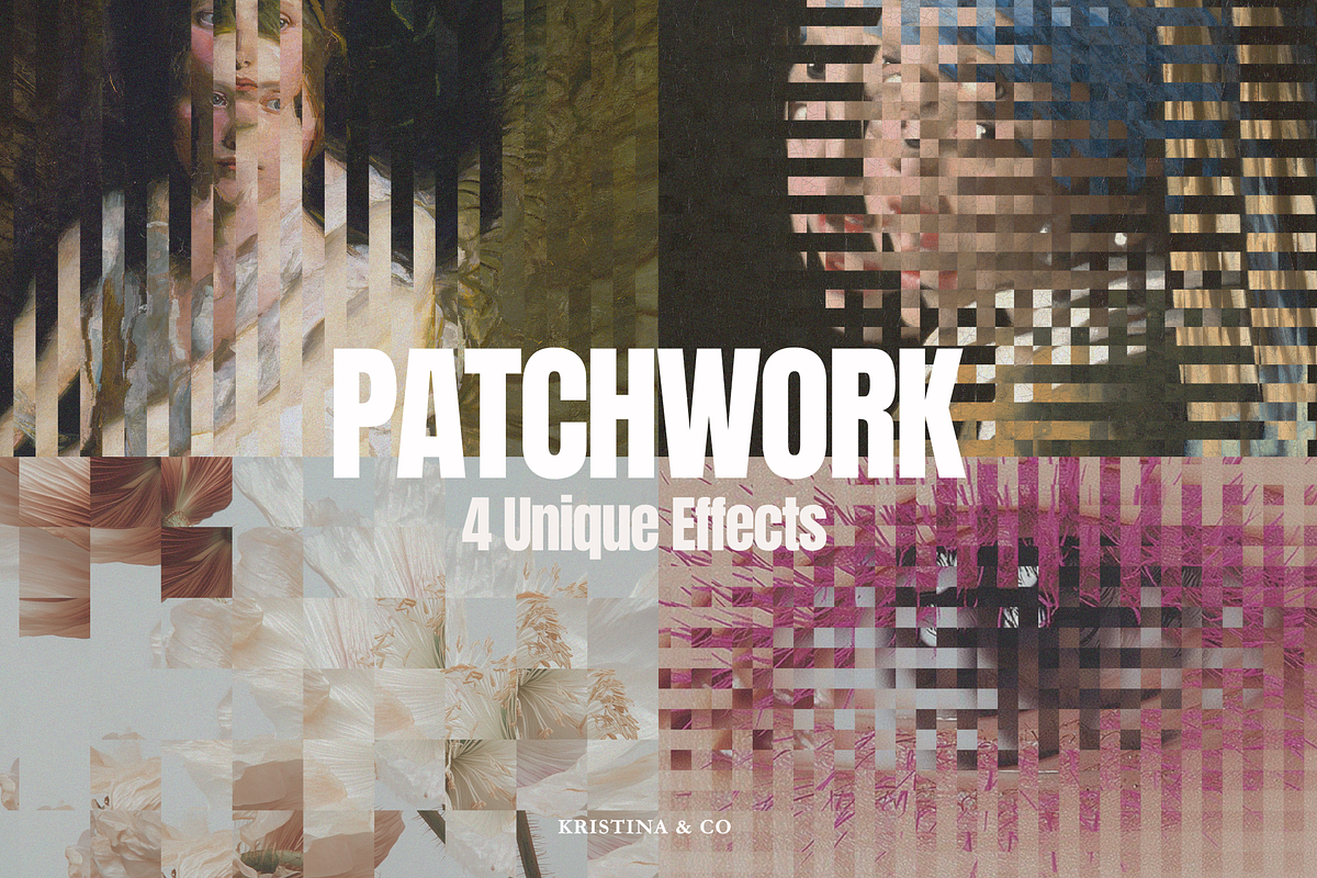 4 Patchwork Unique Effects, an Action Add-On by Kristina&Co (Photo 1 of 16)