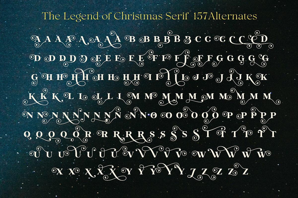 Legend of Christmas, a Serif Font by Larin Type Co. (Photo 14 of 15)
