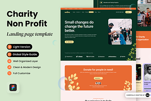 Humanty - Charity Landing Page