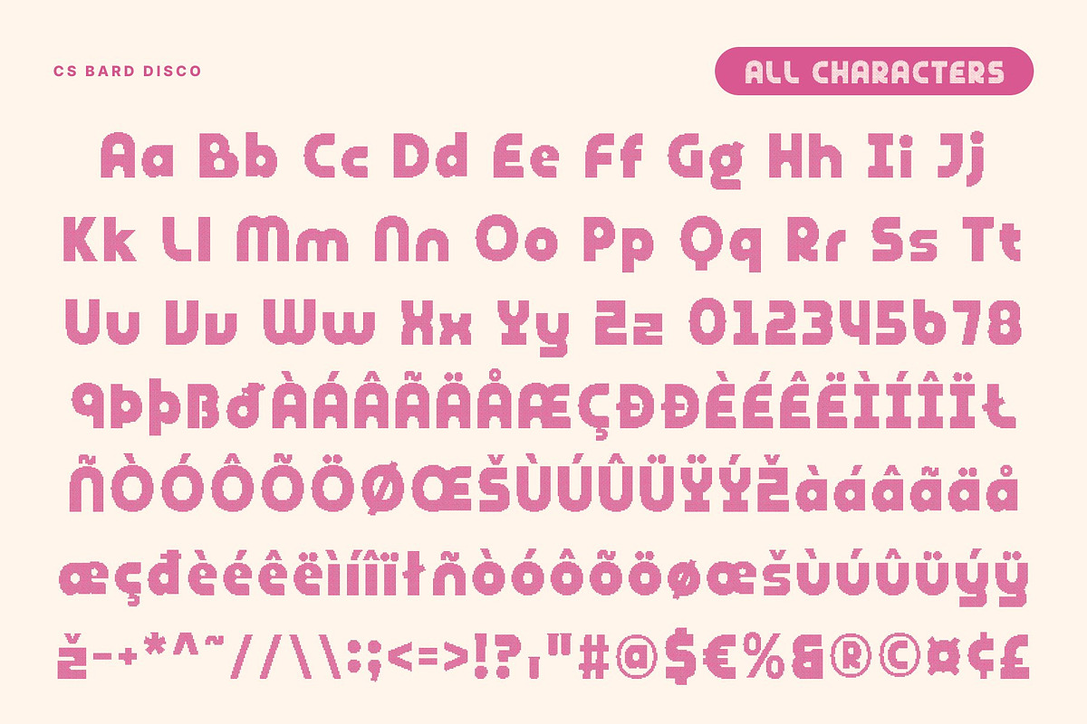 CS Bard Disco, a Sans Serif Font by Craft Supply Co. (Photo 8 of 8)